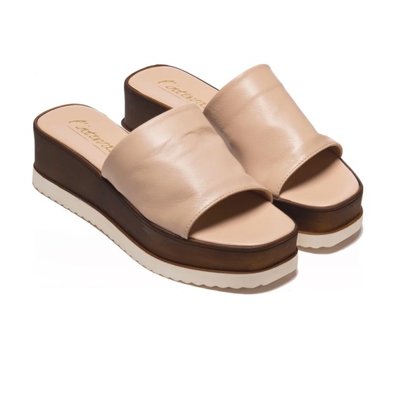 L’intervalle Real leather platform sandales - Picture 2 of 5